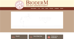 Desktop Screenshot of bioderm.pl