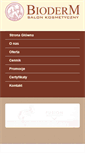 Mobile Screenshot of bioderm.pl